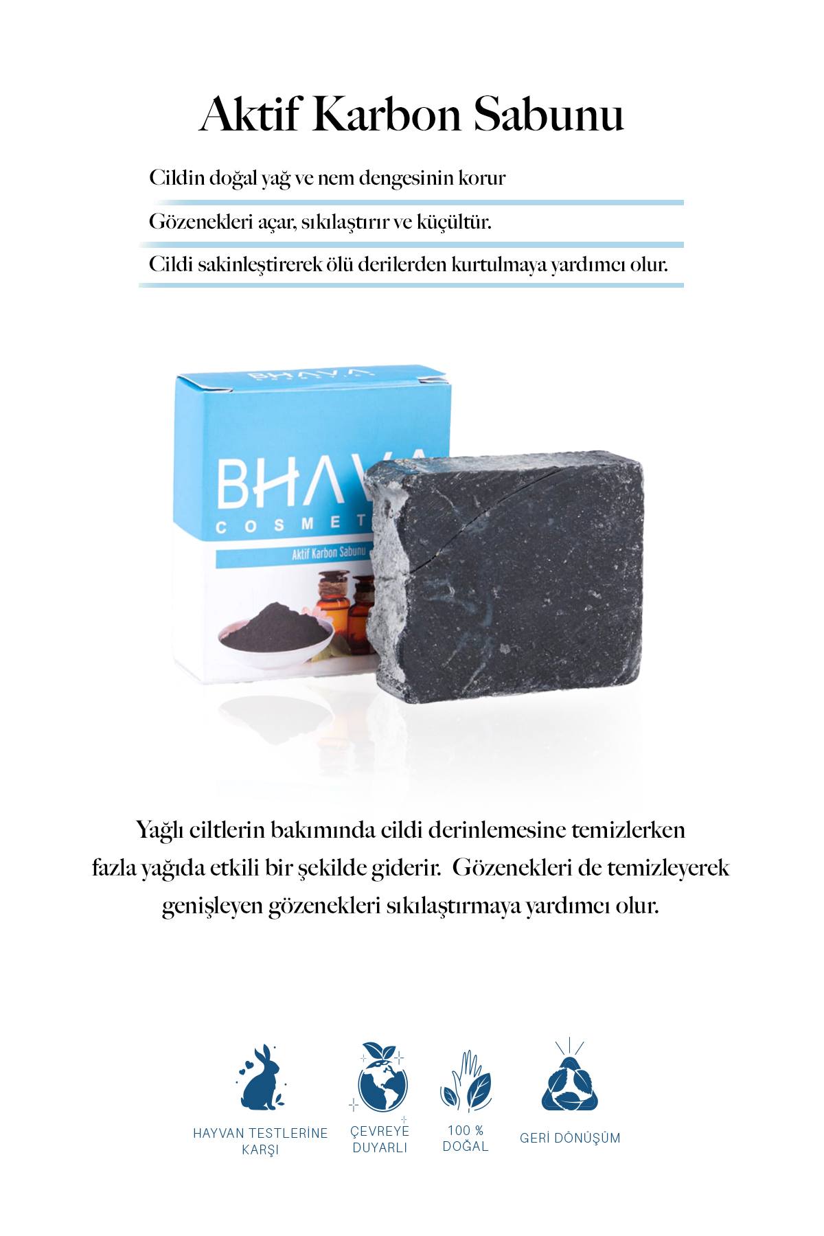 ACTIVATED CARBON SOAP BETWEEN 100-120 GR