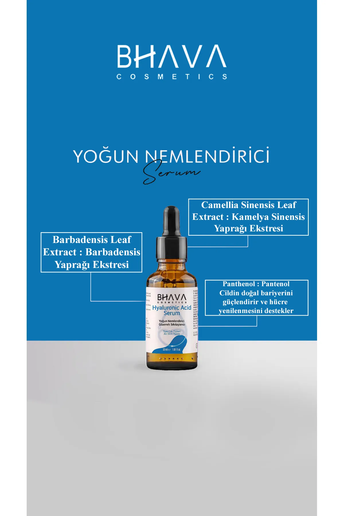 Hyaluronik Asit Ve Kolajen Yogun Nemlendirici Ve Cilt Dolgunlaştırıcı Serum